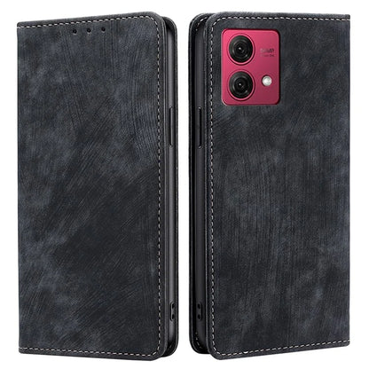 For Motorola Moto G84 5G Case PU Leather RFID Blocking Wallet Phone Cover