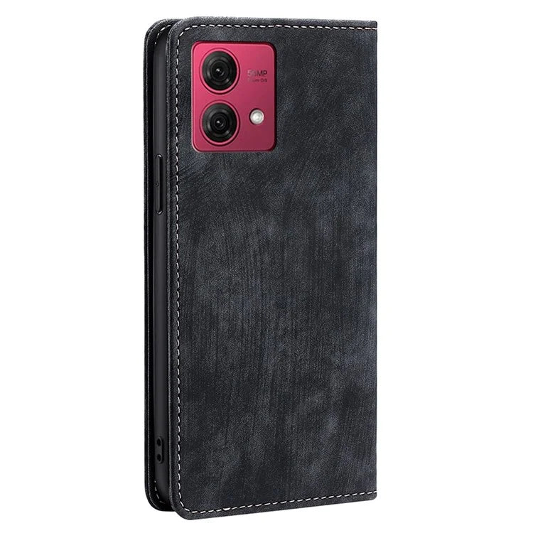 For Motorola Moto G84 5G Case PU Leather RFID Blocking Wallet Phone Cover