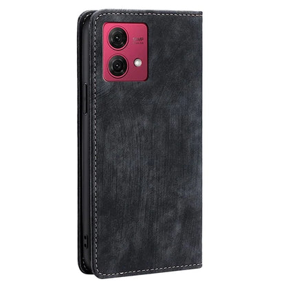 For Motorola Moto G84 5G Case PU Leather RFID Blocking Wallet Phone Cover