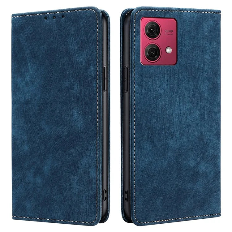 For Motorola Moto G84 5G Case PU Leather RFID Blocking Wallet Phone Cover