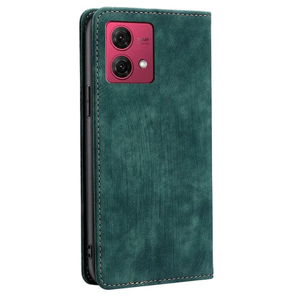 For Motorola Moto G84 5G Case PU Leather RFID Blocking Wallet Phone Cover