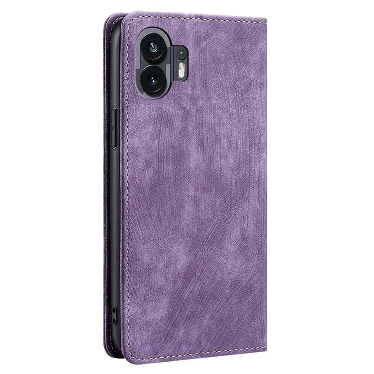 For Nothing Phone (2) Case RFID Blocking Leather Phone Wallet Cover
