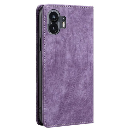 For Nothing Phone (2) Case RFID Blocking Leather Phone Wallet Cover