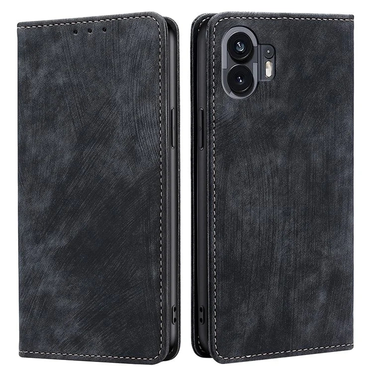 For Nothing Phone (2) Case RFID Blocking Leather Phone Wallet Cover