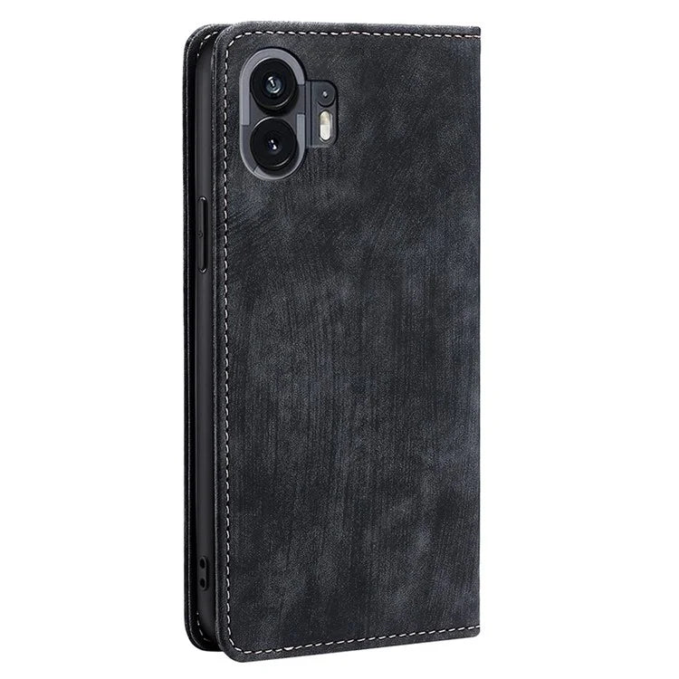 For Nothing Phone (2) Case RFID Blocking Leather Phone Wallet Cover