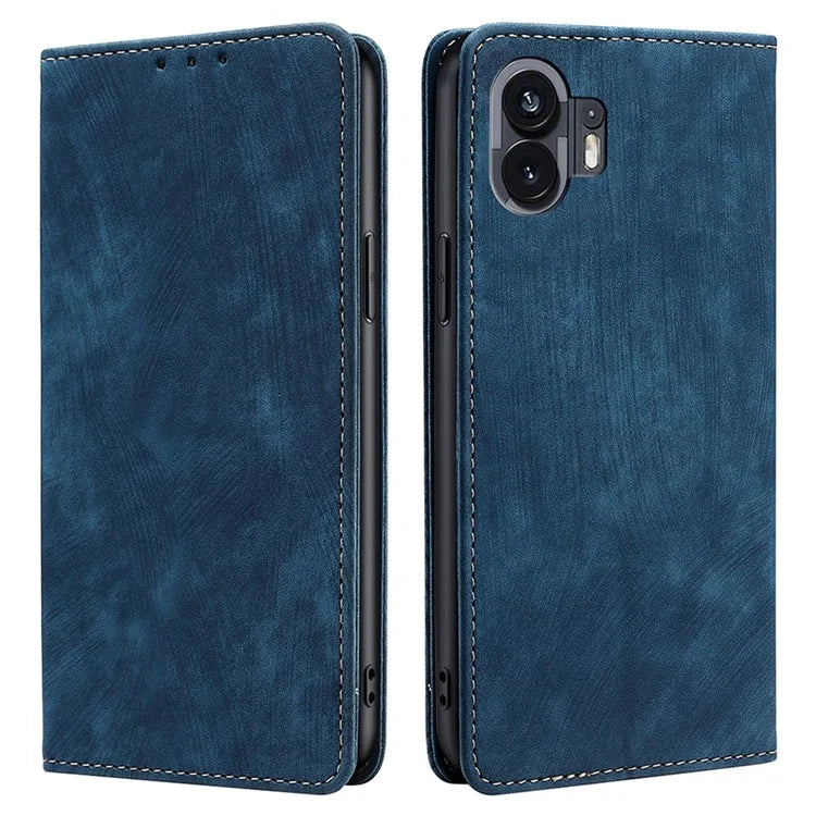 For Nothing Phone (2) Case RFID Blocking Leather Phone Wallet Cover