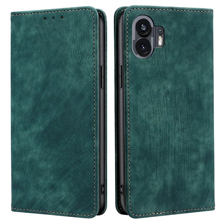 For Nothing Phone (2) Case RFID Blocking Leather Phone Wallet Cover