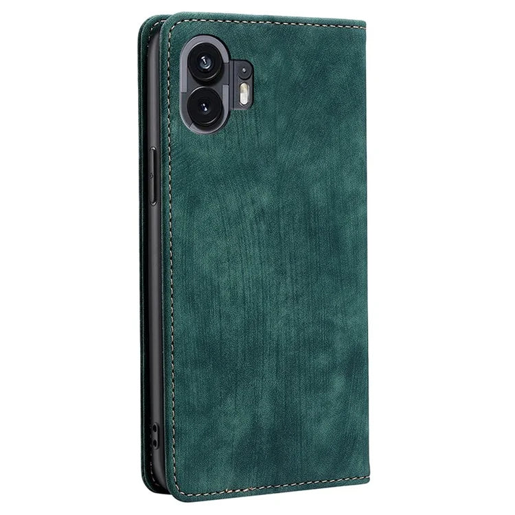 For Nothing Phone (2) Case RFID Blocking Leather Phone Wallet Cover