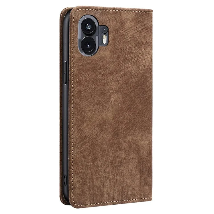 For Nothing Phone (2) Case RFID Blocking Leather Phone Wallet Cover