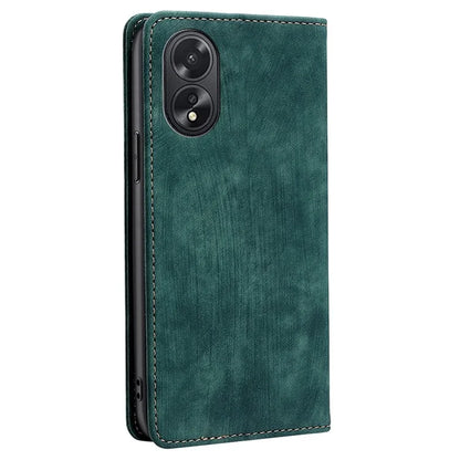 For Oppo A38 4G / A18 4G Case RFID Blocking Magnetic Auto Closing Wallet Cover