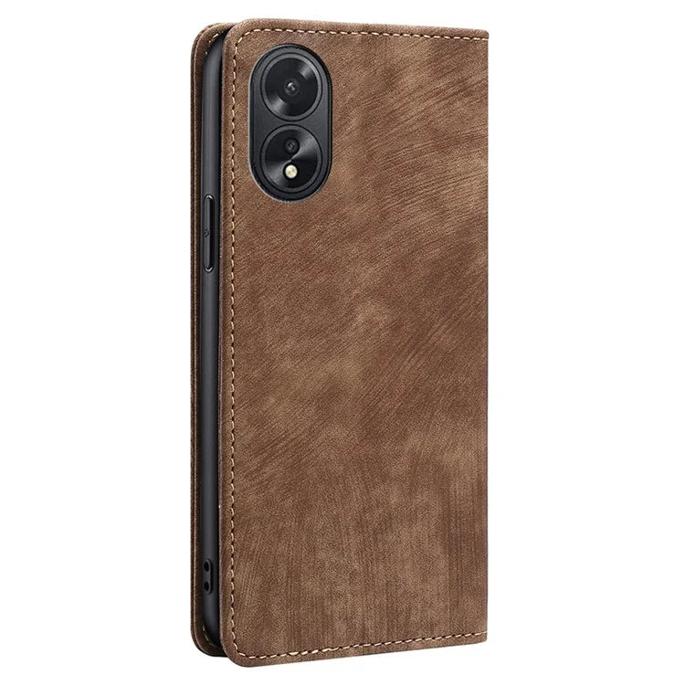 For Oppo A38 4G / A18 4G Case RFID Blocking Magnetic Auto Closing Wallet Cover