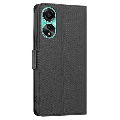 For Oppo A78 4G Case PU Leather Card Slots Stand Phone Cover