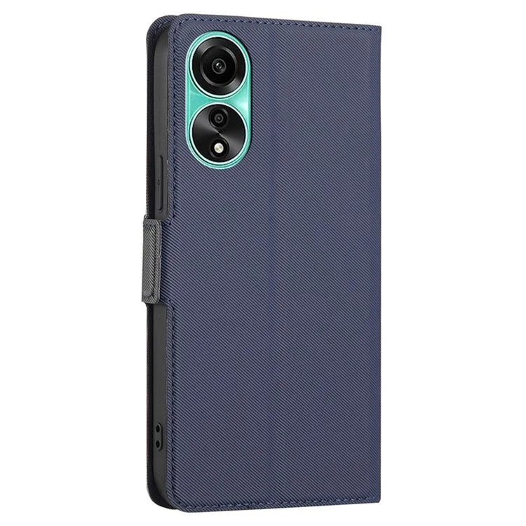 For Oppo A78 4G Case PU Leather Card Slots Stand Phone Cover