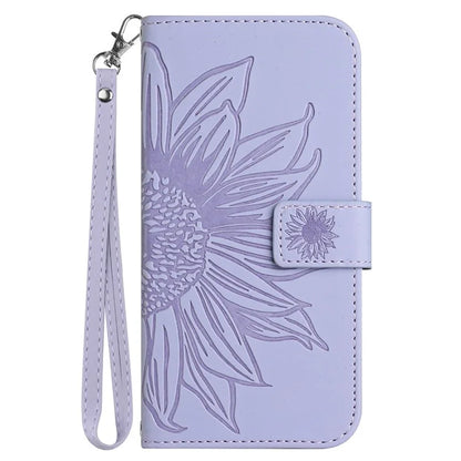 HT04 For Xiaomi Redmi 13C 4G / Poco C65 4G Case Skin-touch Leather Folio Flip Cover with Wrist Strap