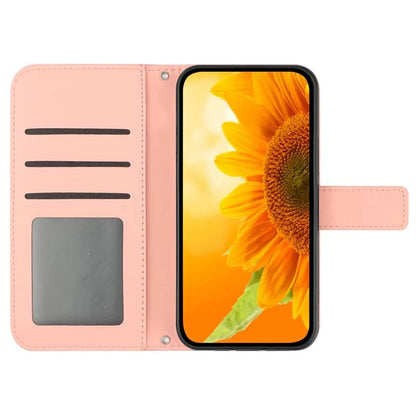 HT04 For Xiaomi Redmi 13C 4G / Poco C65 4G Case Skin-touch Leather Folio Flip Cover with Wrist Strap