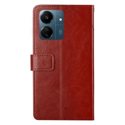 HT01 For Xiaomi Redmi 13C 4G / Poco C65 4G Case Imprinted Scratch-resistant Leather  Wallet Phone Cover
