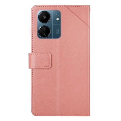 HT01 For Xiaomi Redmi 13C 4G / Poco C65 4G Case Imprinted Scratch-resistant Leather  Wallet Phone Cover