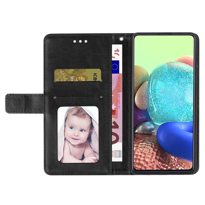 HT01 For Oppo A79 5G / A2 5G Case Scratch-resistant Imprinted Leather Phone Protector
