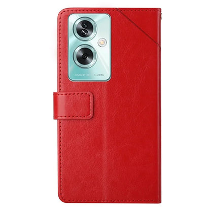 HT01 For Oppo A79 5G / A2 5G Case Scratch-resistant Imprinted Leather Phone Protector