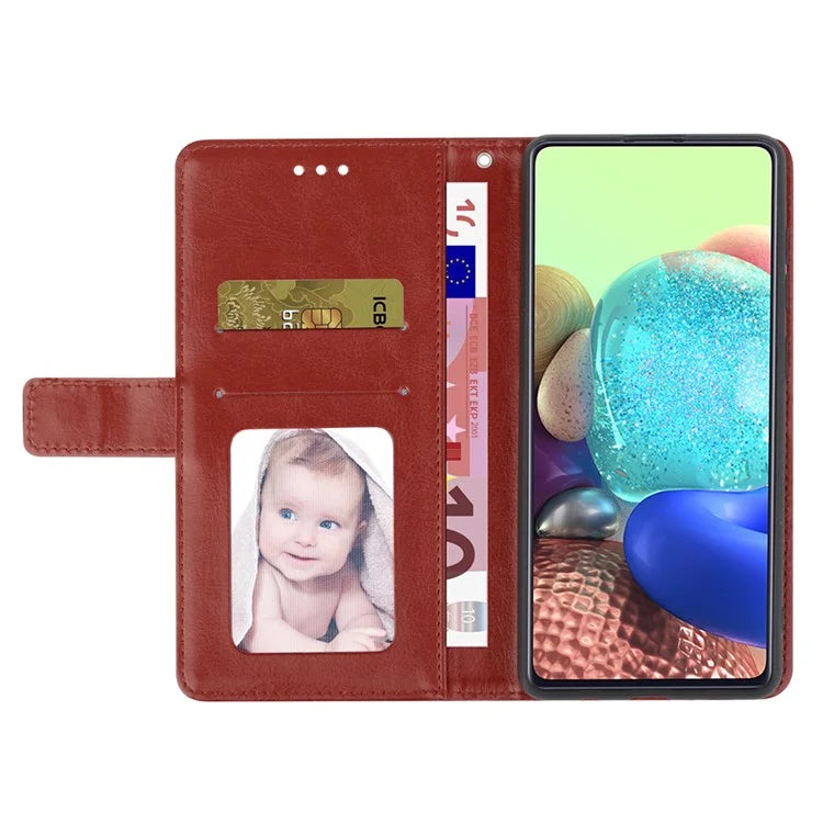 HT01 For Oppo A79 5G / A2 5G Case Scratch-resistant Imprinted Leather Phone Protector