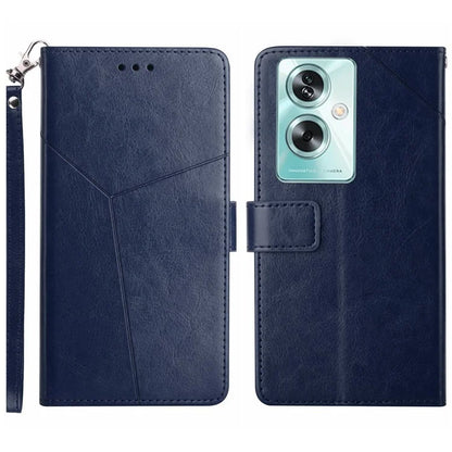 HT01 For Oppo A79 5G / A2 5G Case Scratch-resistant Imprinted Leather Phone Protector