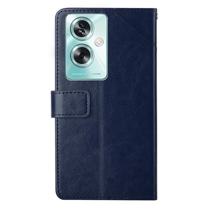 HT01 For Oppo A79 5G / A2 5G Case Scratch-resistant Imprinted Leather Phone Protector