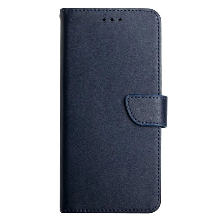 HT02 For Oppo A79 5G / A2 5G Case Genuine Cow Leather Stand Wallet Cell Phone Cover