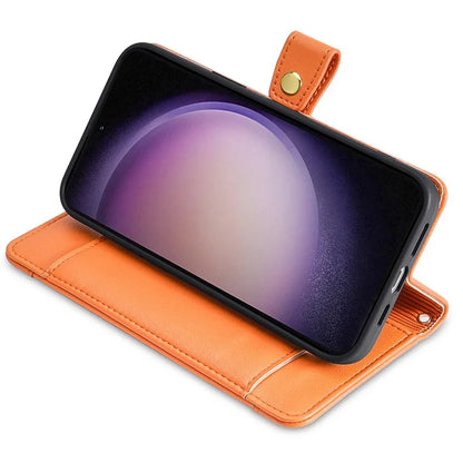 For Samsung Galaxy A05s 4G Case Zipper Pocket Wallet PU Leather Phone Cover with 2 Straps
