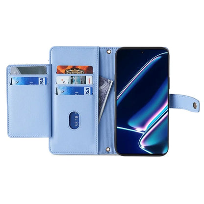 For Realme 11x 5G / 11 5G (Global) Case Wallet Stand Leather Cellphone Cover with 2 Straps