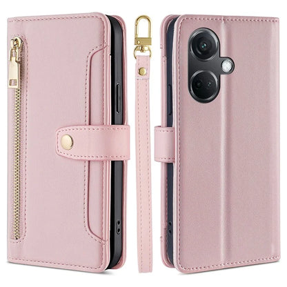 For OnePlus Nord CE3 5G Case PU Leather Wallet Stand Cellphone Cover with 2 Straps