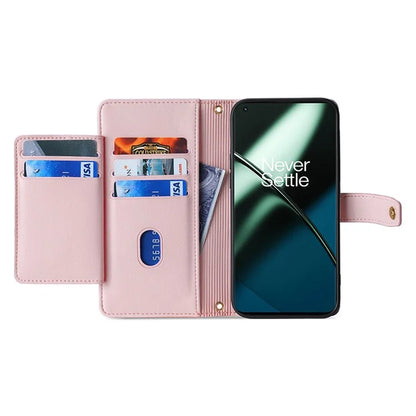 For OnePlus Nord CE3 5G Case PU Leather Wallet Stand Cellphone Cover with 2 Straps