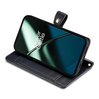 For OnePlus Nord CE3 5G Case PU Leather Wallet Stand Cellphone Cover with 2 Straps