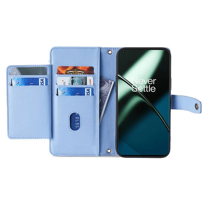 For OnePlus Nord CE3 5G Case PU Leather Wallet Stand Cellphone Cover with 2 Straps