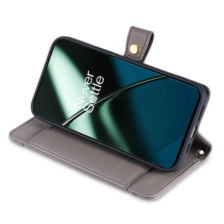 For OnePlus Nord CE3 5G Case PU Leather Wallet Stand Cellphone Cover with 2 Straps