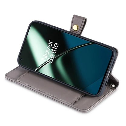 For OnePlus Nord CE3 5G Case PU Leather Wallet Stand Cellphone Cover with 2 Straps