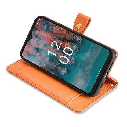For Nokia G42 Case Zipper Wallet Leather Shockproof Phone Cover with Long and Short Strap