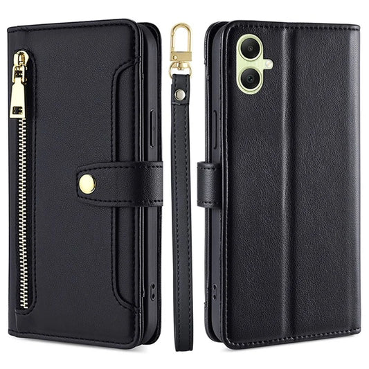 For Samsung Galaxy A05 4G Case Multiple Card Slots Wallet Phone Cover with 2 Straps