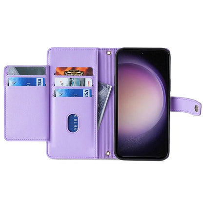 For Samsung Galaxy A05 4G Case Multiple Card Slots Wallet Phone Cover with 2 Straps