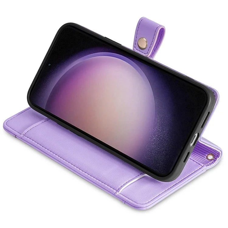 For Samsung Galaxy A05 4G Case Multiple Card Slots Wallet Phone Cover with 2 Straps