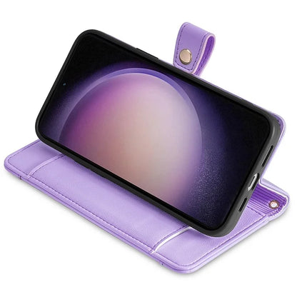For Samsung Galaxy A05 4G Case Multiple Card Slots Wallet Phone Cover with 2 Straps