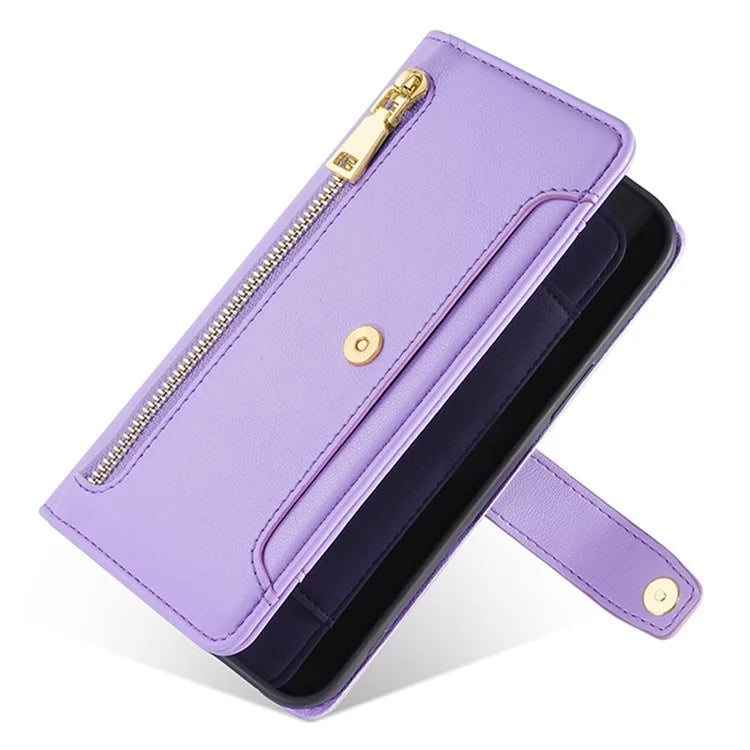 For Samsung Galaxy A05 4G Case Multiple Card Slots Wallet Phone Cover with 2 Straps