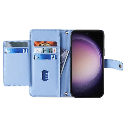 For Samsung Galaxy A05 4G Case Multiple Card Slots Wallet Phone Cover with 2 Straps