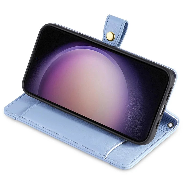 For Samsung Galaxy A05 4G Case Multiple Card Slots Wallet Phone Cover with 2 Straps