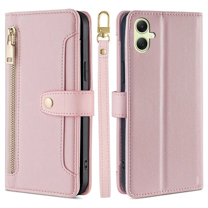 For Samsung Galaxy A05 4G Case Multiple Card Slots Wallet Phone Cover with 2 Straps