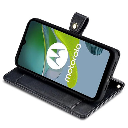 For Motorola Moto G84 5G Case Zipper Wallet Multifunction Phone Cover with 2 Straps