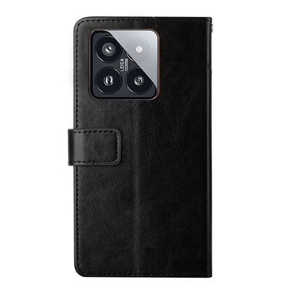 HT01 For Xiaomi 14 Pro Case Imprinted Anti-drop Leather Smart Phone Cover