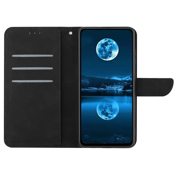 HT05 For Xiaomi 14 Pro Case Imprinted Soft PU Leather Skin-touch Phone Cover