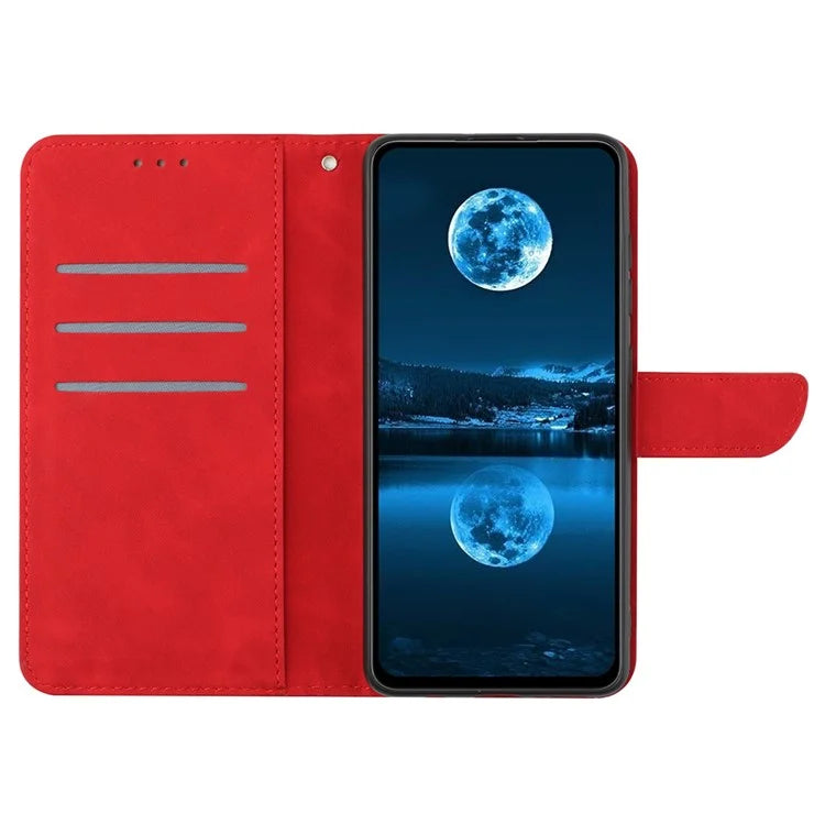 HT05 For Xiaomi 14 Pro Case Imprinted Soft PU Leather Skin-touch Phone Cover