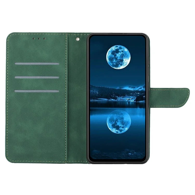 HT05 For Xiaomi 14 Pro Case Imprinted Soft PU Leather Skin-touch Phone Cover