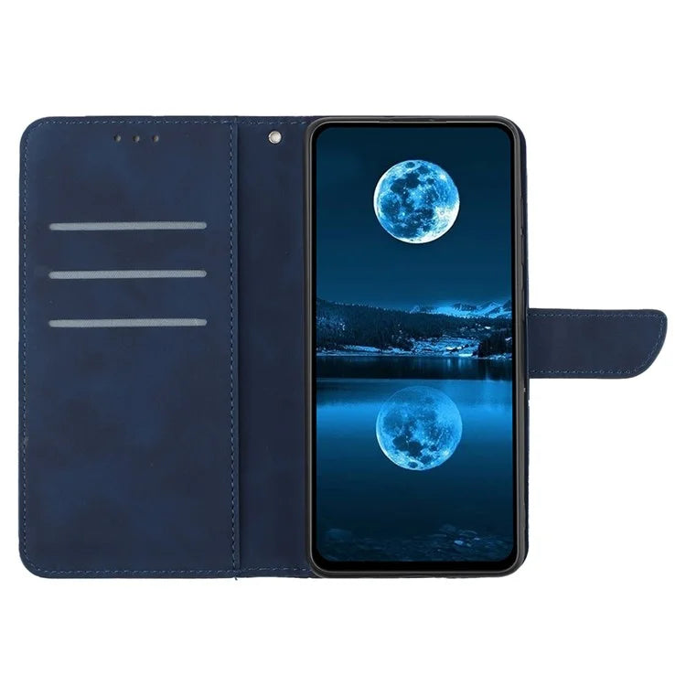 HT05 For Xiaomi 14 Pro Case Imprinted Soft PU Leather Skin-touch Phone Cover